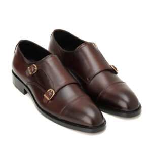 dark-brown-leather-double-monk-strap-shoes