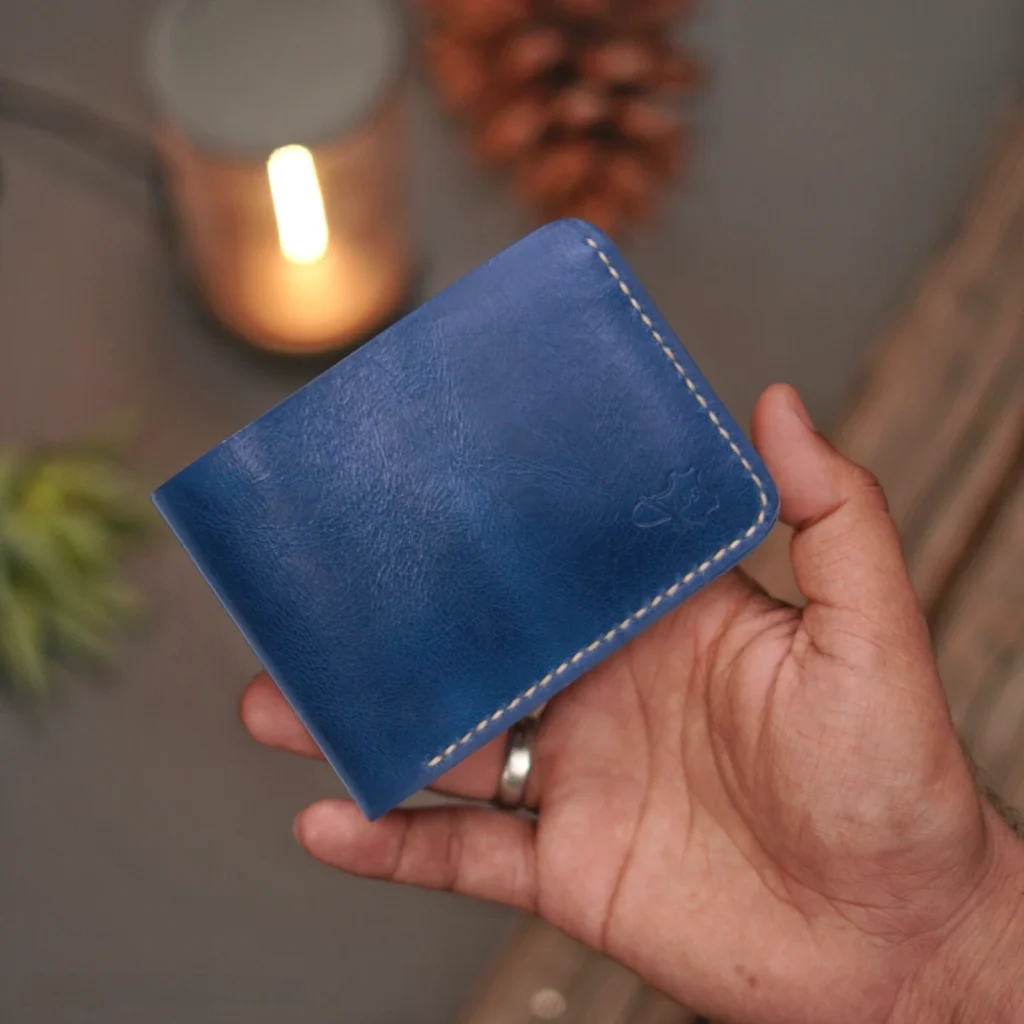 Leather handmade men wallets.